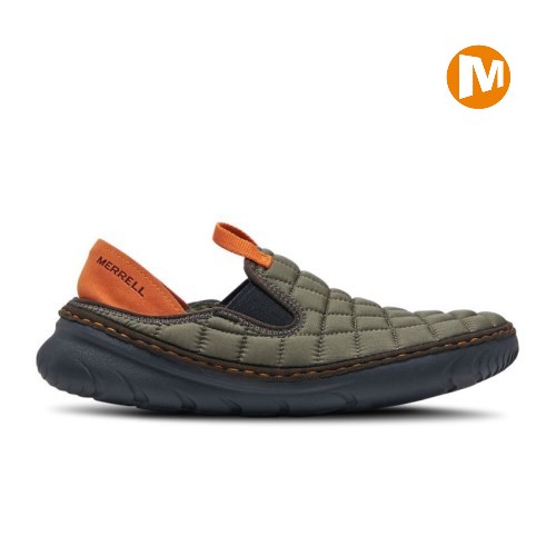 Pánské Slip On Boty Merrell Hut Moc Olivy Zelené (CZ. AFHIM)